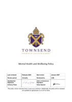 Mental Health and Wellbeing Policy