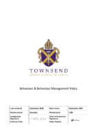 Behaviour & Behaviour Management Policy