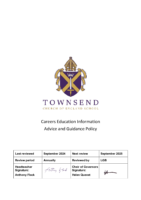 Careers Education Information Advice and Guidance Policy