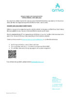 Information from Arriva
