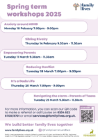 Spring 2025 Workshops