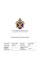 Privacy Notice for Parents-Carers