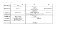 Y12 Summer Exams Timetable 2025