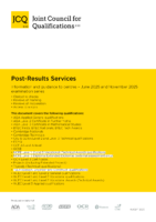 JCQ Post Results Service Information