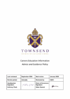 Careers Education Information Advice and Guidance Policy