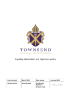 Equality information and objectives policy