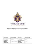 Behaviour & Behaviour Management Policy