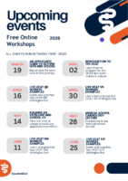 2026 Workshop Calendar