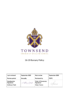 Bursary Policy 16-19