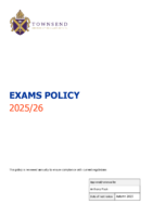 Exams Policy 25-26