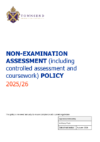 Non-Examination Assessment Policy 25-26
