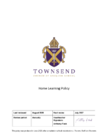 Home Learning Policy