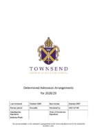 DRAFT_Admission Arrangements 2028-29